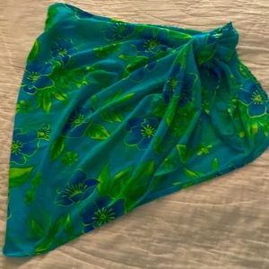Chic, colorful swim sarong